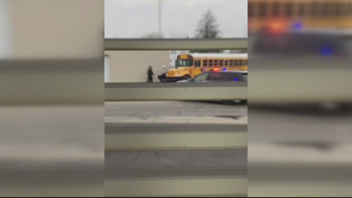 Man flees police in bus stolen from Monroe school